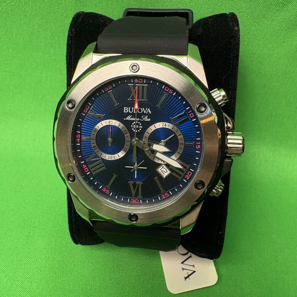 Bulova Marine Star Chronograph Watch – Brand New in Box